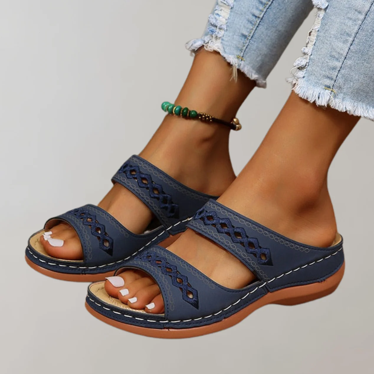Heidi-Mode | Orthopädische Sandalen für Damen Sandalen Damen Bequem Sommer Sandalen Damen - Image 2
