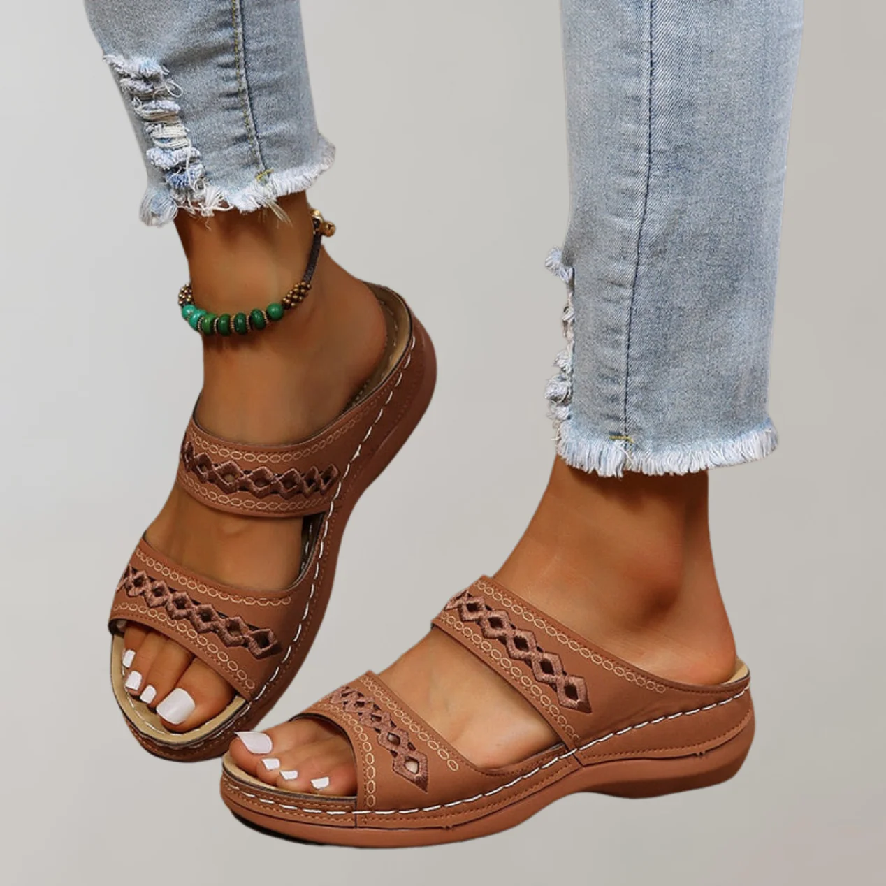 Heidi-Mode | Orthopädische Sandalen für Damen Sandalen Damen Bequem Sommer Sandalen Damen - Image 4