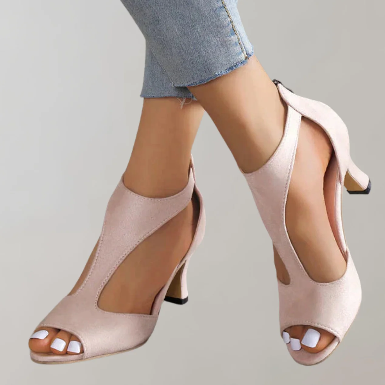 Heidi-Mode | Orthopädische Sandalen mit Absatz Sandalen mit Pantolette Damen - Image 4