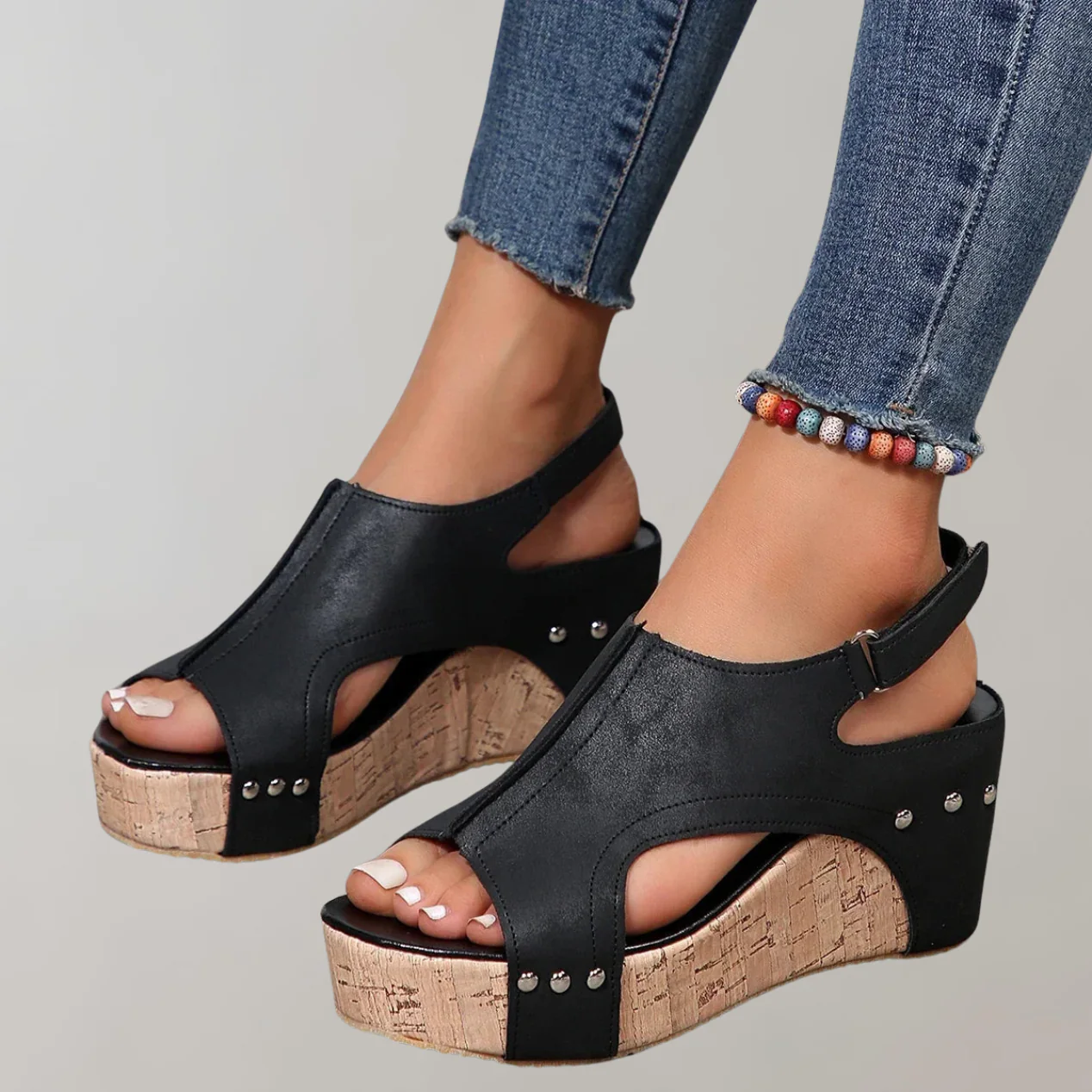 Heidi-Mode | Orthopädische Sandalen mit Hohen Absätzen Sandalen Damen Bequem - Image 3