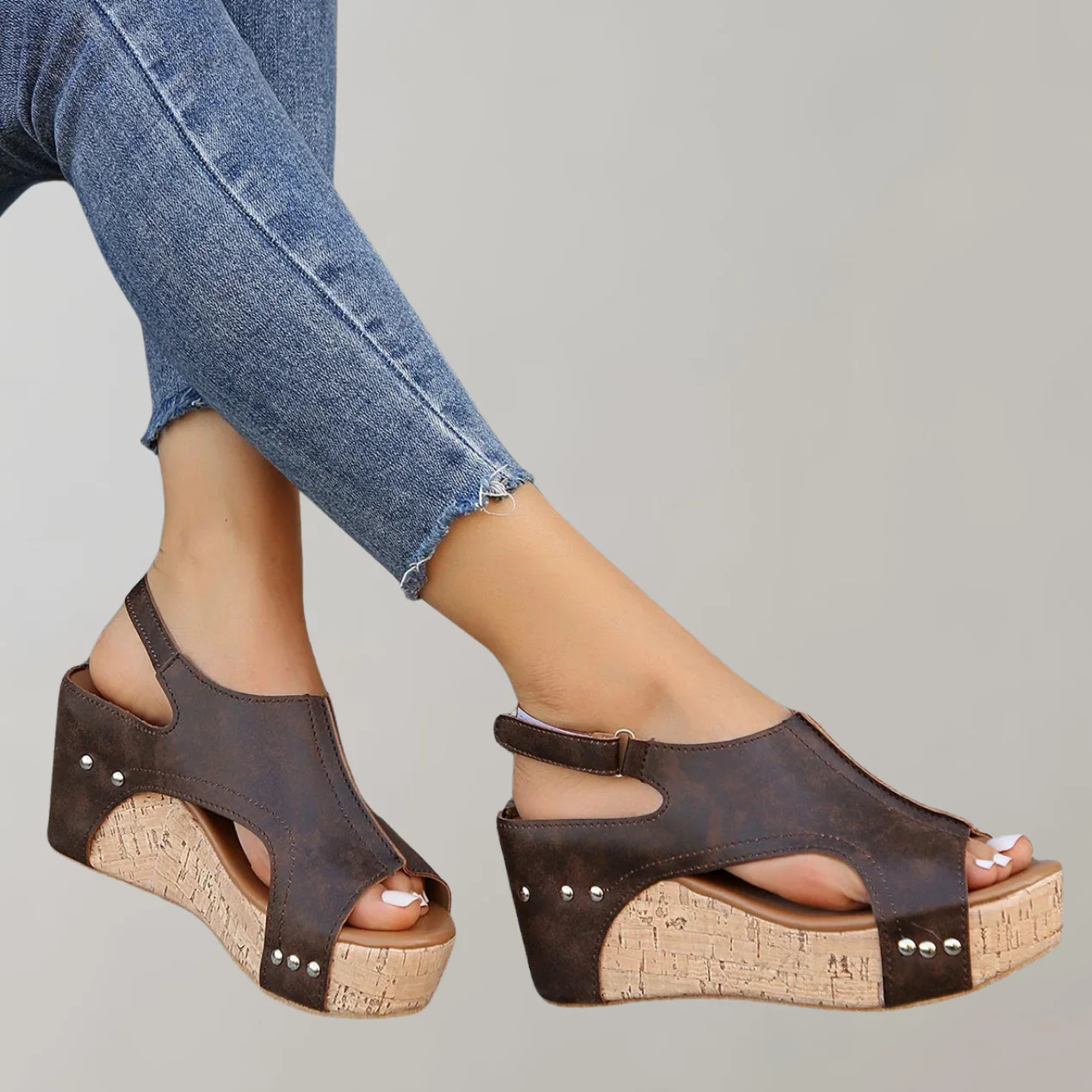Heidi-Mode | Orthopädische Sandalen mit Hohen Absätzen Sandalen Damen Bequem - Image 5
