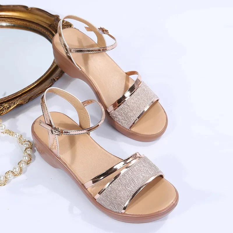 Heidi-Mode | Orthopädische Sandalen mit Keilabsatz - Image 3