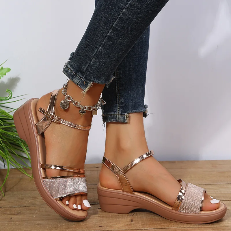 Heidi-Mode | Orthopädische Sandalen mit Keilabsatz - Image 4