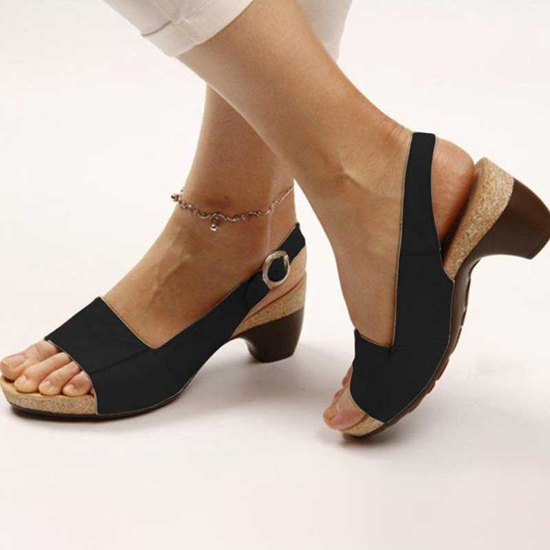 Heidi-Mode | Orthopädische Sandalen mit Keilabsatz für Damen - Image 2