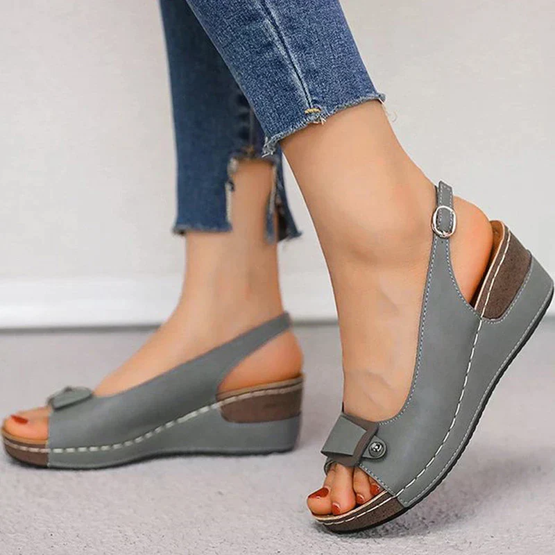 Heidi-Mode | Orthopädische Sandalen mit Weichen Absätzen
