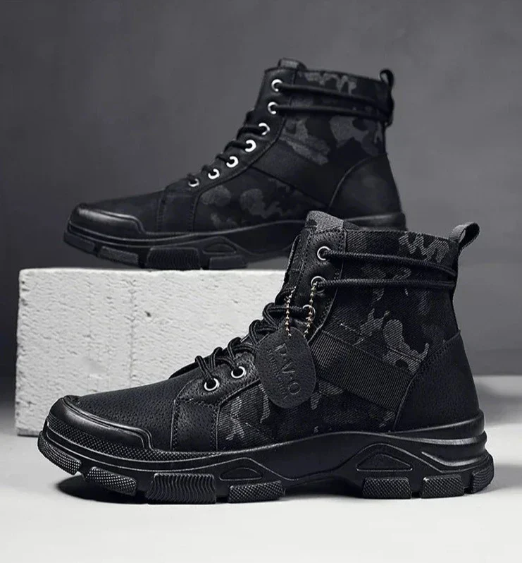 Heidi-Mode | Outdoor Stiefel mit Tarnmuster für Herren - Image 11
