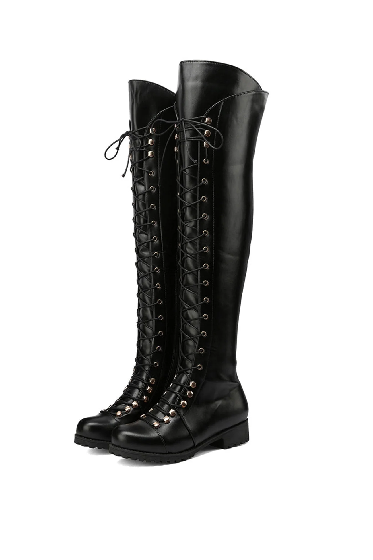 Heidi-Mode | Over-The-Knee Stiefel mit Schnürsenkeln - Image 8