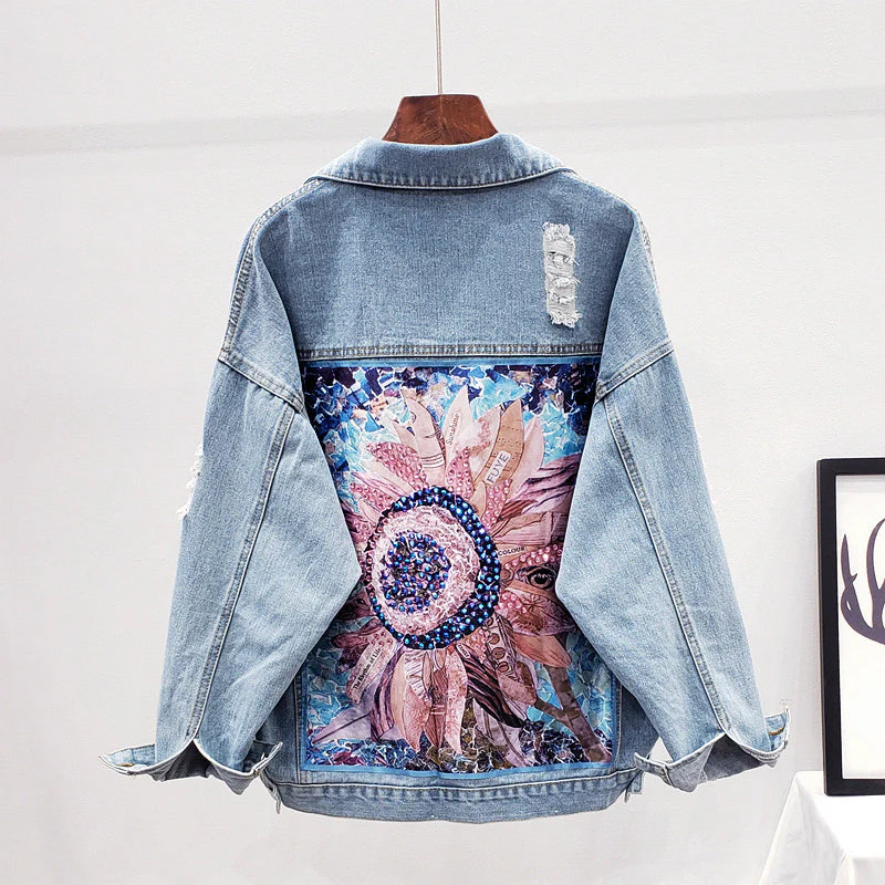 Heidi-Mode | Oversized Damen Denimjacke - Image 5