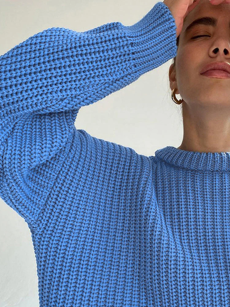 Heidi-Mode | Oversize Grobgestrickter Pullover für Damen - Image 2