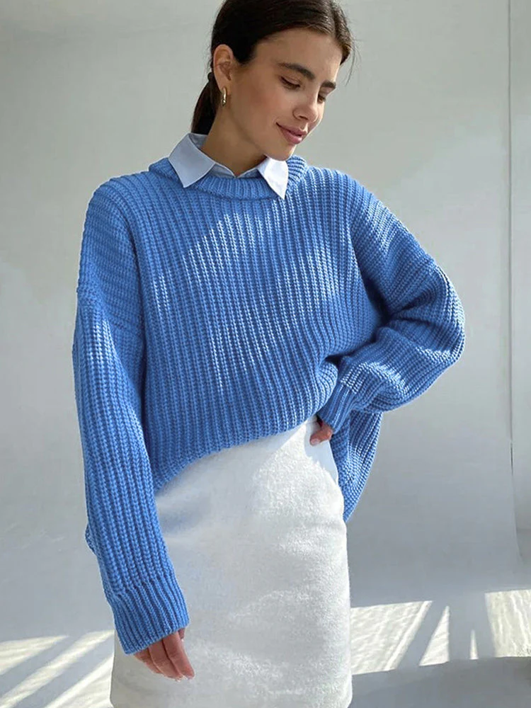 Heidi-Mode | Oversize Grobgestrickter Pullover für Damen - Image 3