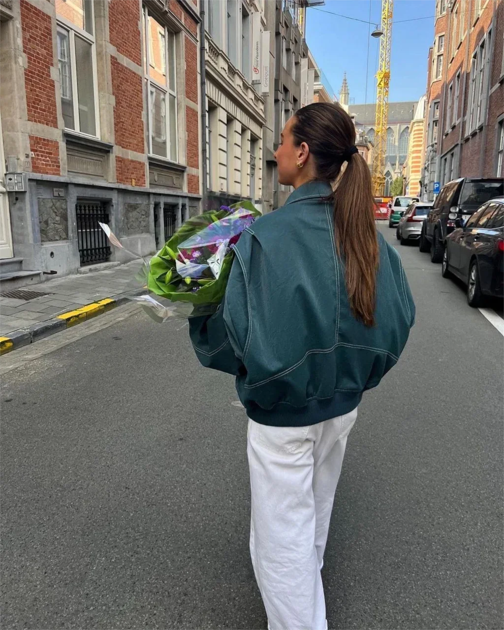 Heidi-Mode | Oversized Bomberjacke Stilvoll und Wärmeresistent Perfekt für Herbst und Winter - Image 9