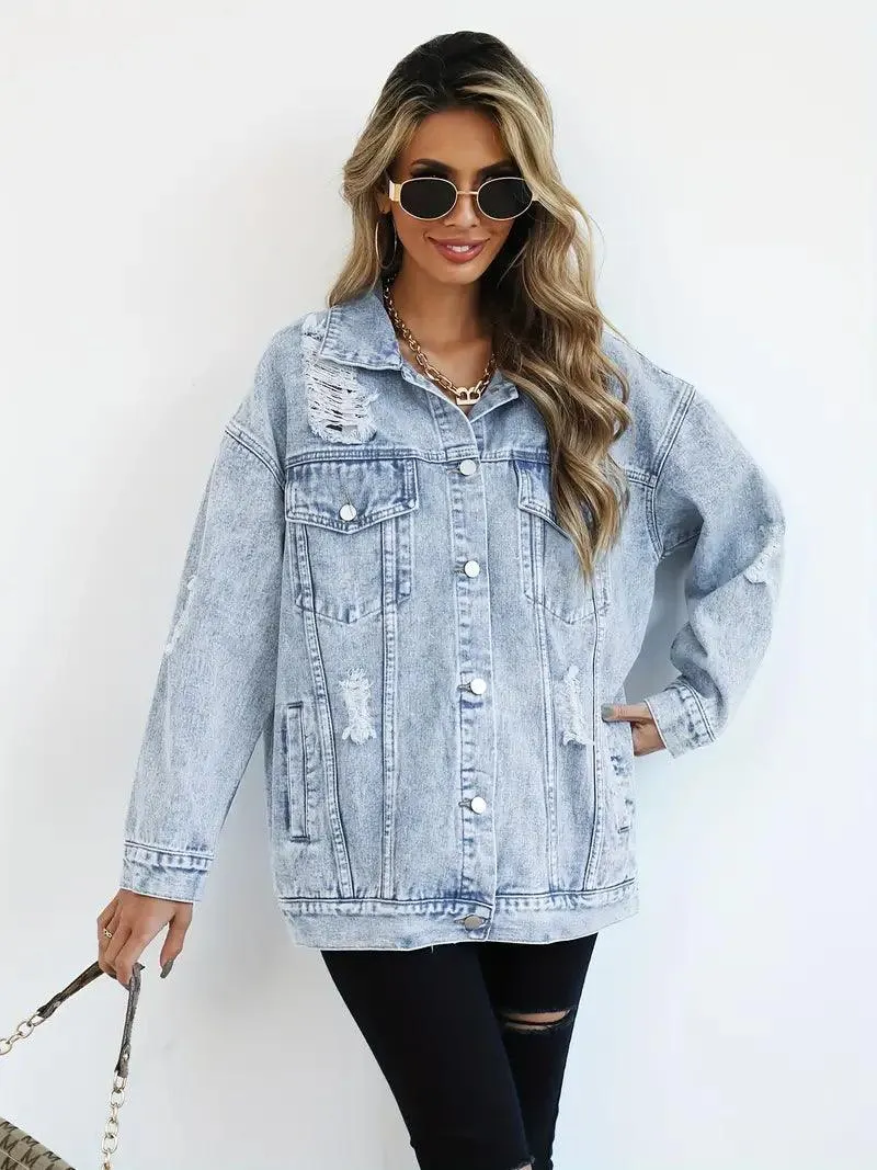 Heidi-Mode | Oversized Jeansjacke für Damen