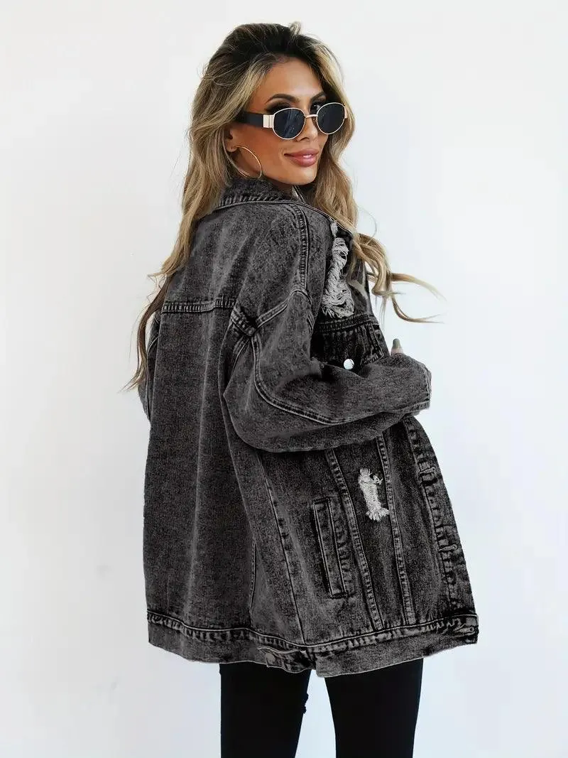 Heidi-Mode | Oversized Jeansjacke für Damen - Image 10