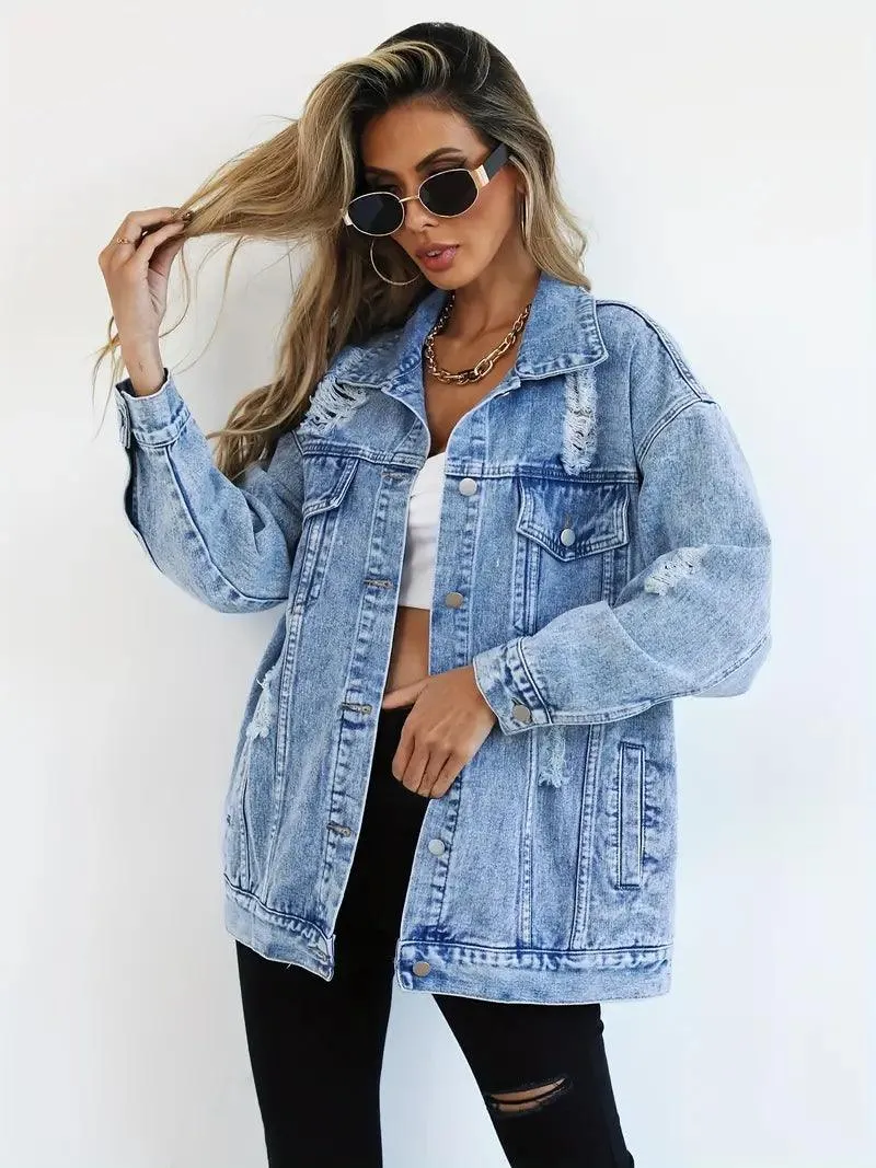 Heidi-Mode | Oversized Jeansjacke für Damen - Image 13