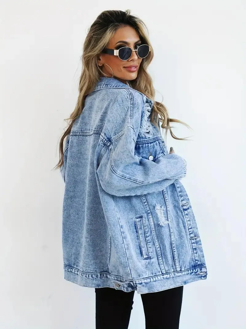 Heidi-Mode | Oversized Jeansjacke für Damen - Image 14