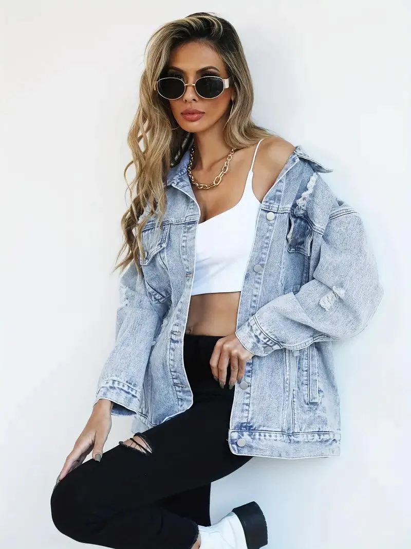 Heidi-Mode | Oversized Jeansjacke für Damen - Image 3