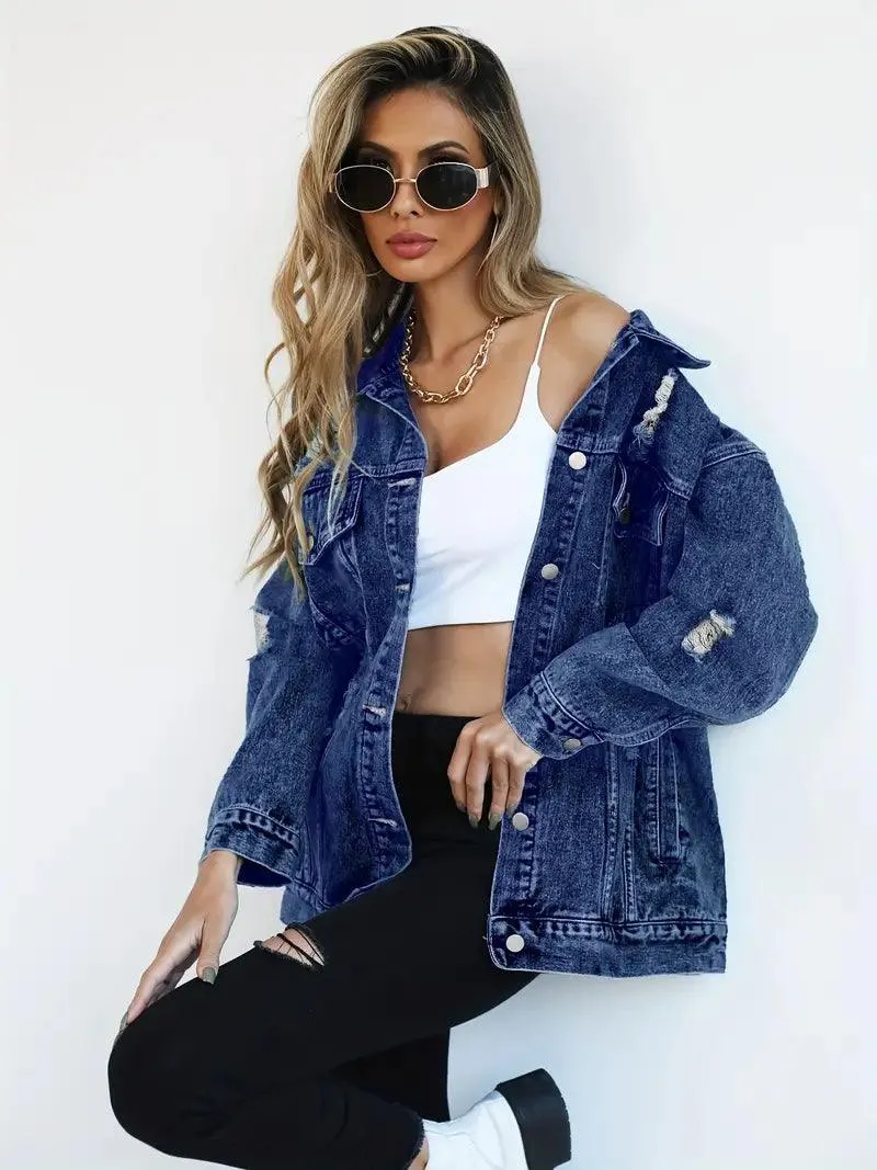 Heidi-Mode | Oversized Jeansjacke für Damen - Image 6