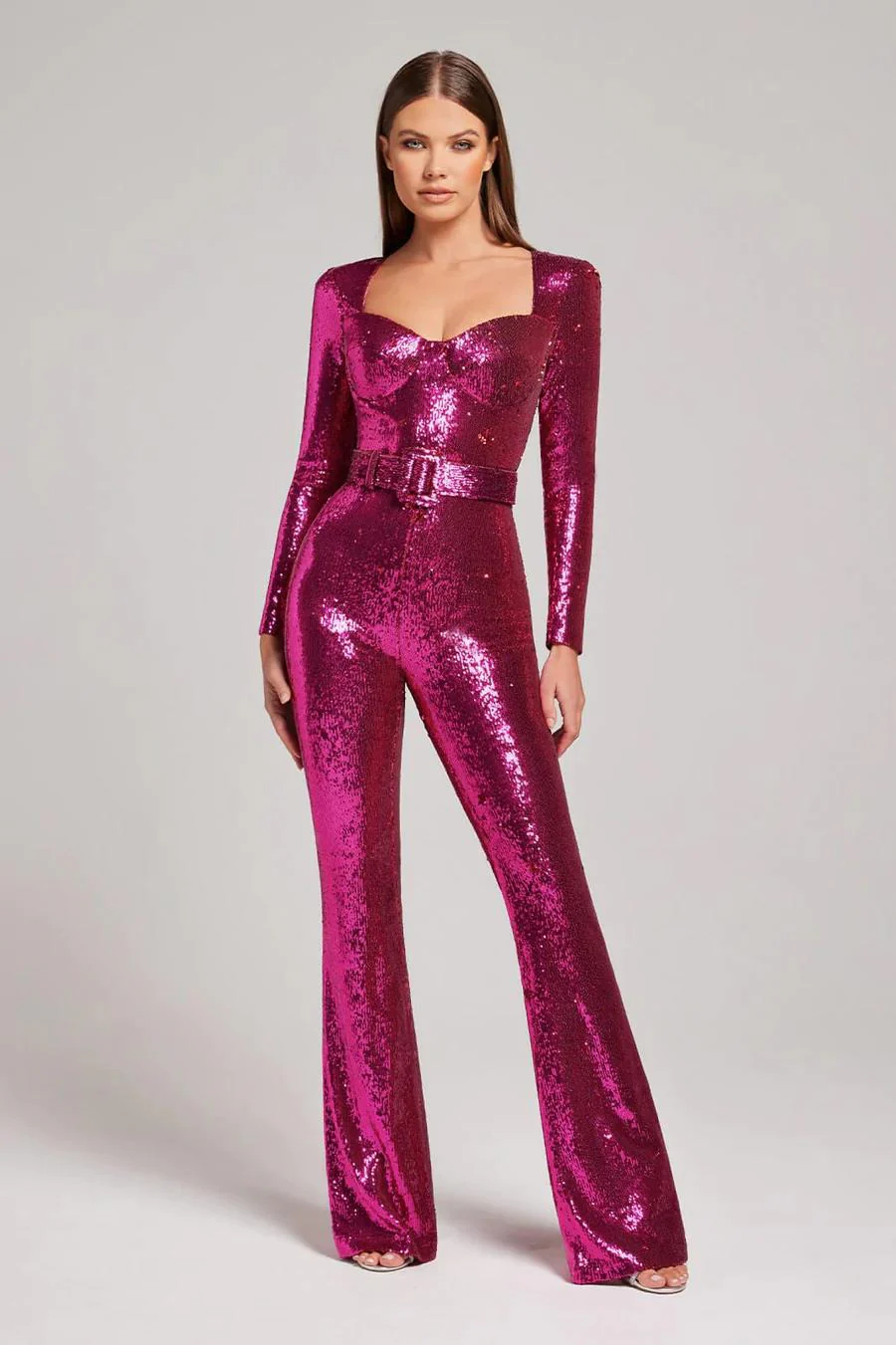 Heidi-Mode | Pailletten Langarm Jumpsuit - Image 5