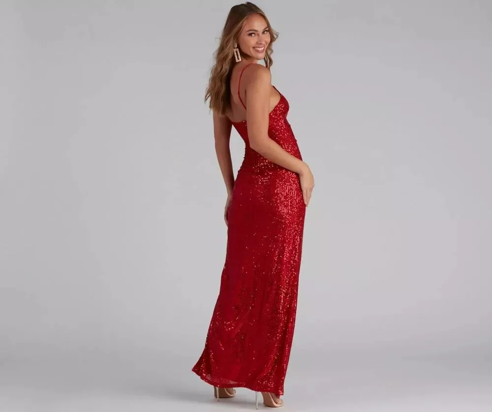 Heidi-Mode | Paillettenverziertes Abendkleid Elegantes Festkleid - Image 3
