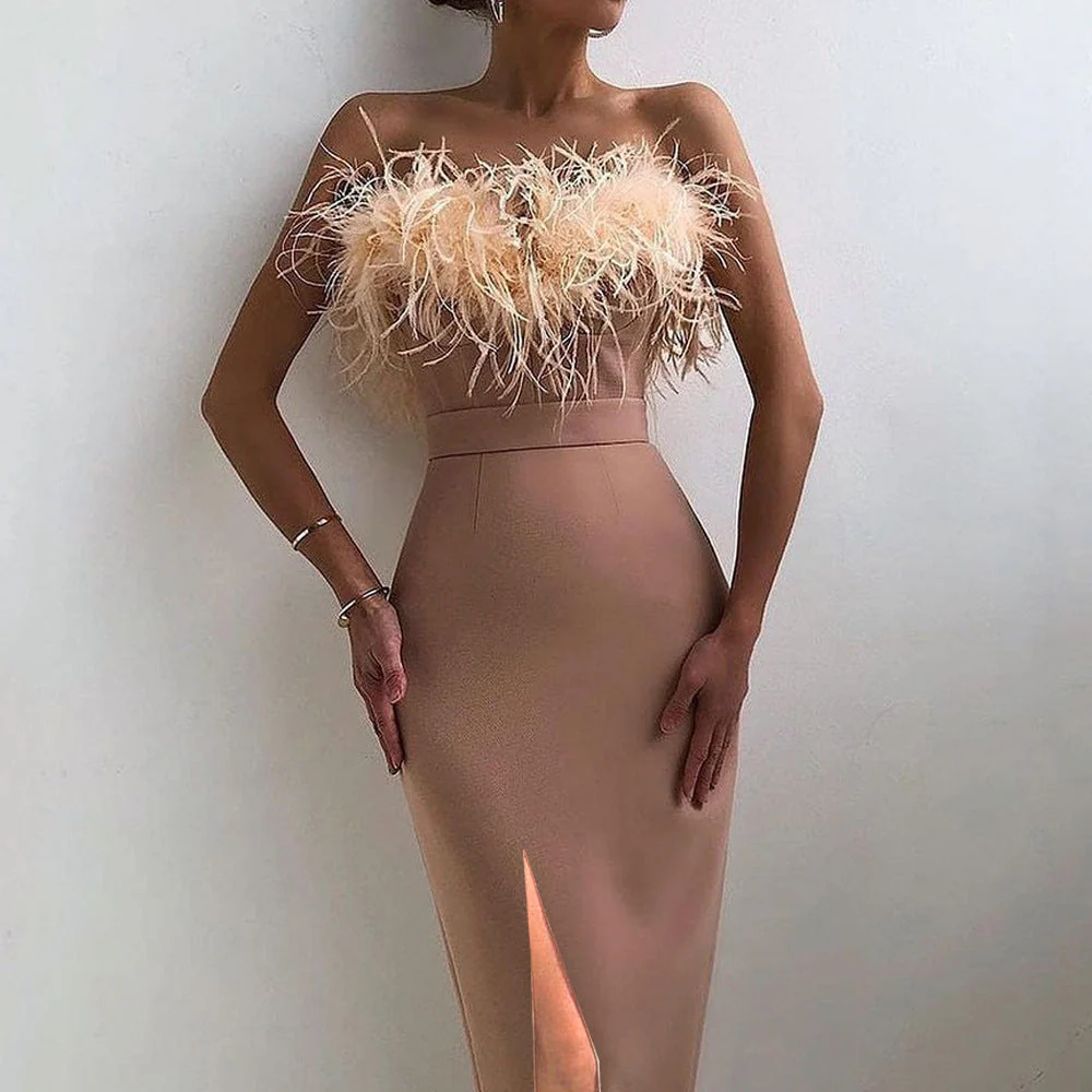 Heidi-Mode | Party Slim Fit Arm Bedeckendes Kleid - Image 2