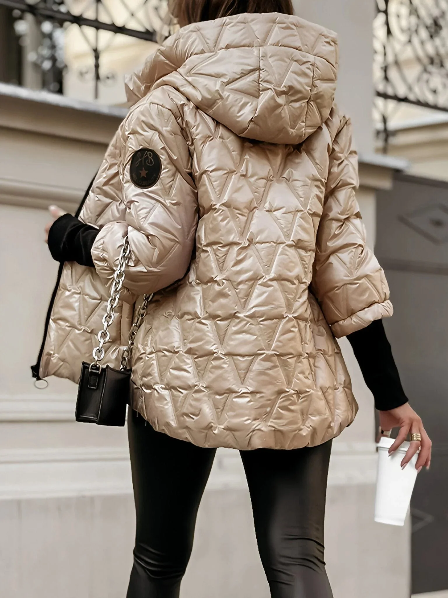 Heidi-Mode | Gemütliche Patchwork Baumwolljacke für Einen Geschichteten Look Im Lässigen Stil - Image 10