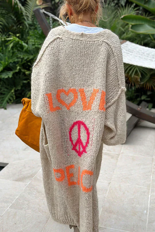 Heidi-Mode | Peace Modische Strickjacke - Image 2