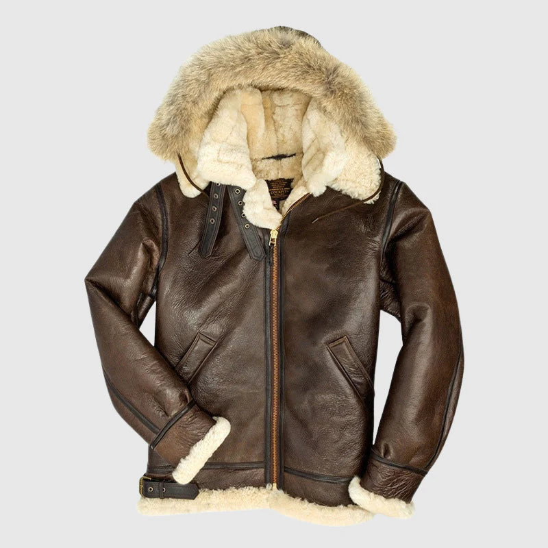 Heidi-Mode | mit Pelz Gefütterte Pilotenjacke - Image 3