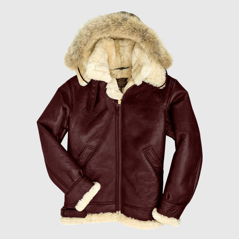 Heidi-Mode | mit Pelz Gefütterte Pilotenjacke - Image 4