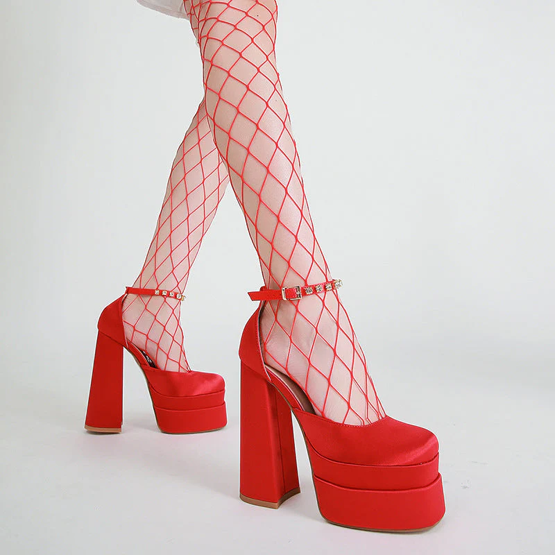 Heidi-Mode | Plateauschuhe mit Knöchelriemen - Image 3