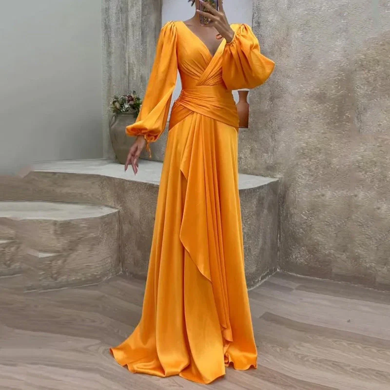 Heidi-Mode | Plisseekleid mit Taillierter Passform und Langen Ärmeln - Image 8