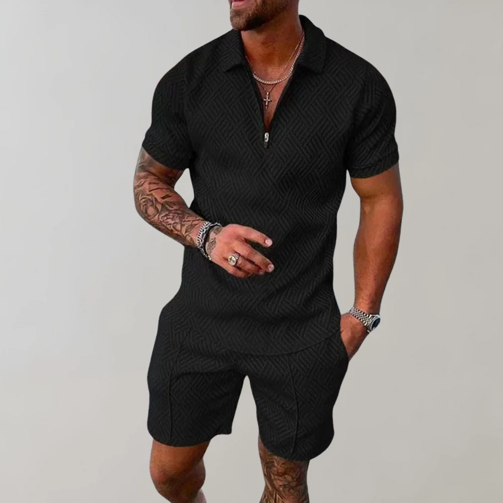 Heidi-Mode | Polo und Shorts Sommer Satz Herren