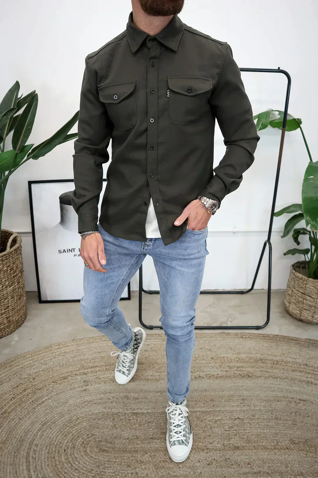 Heidi-Mode | Premium-Jacke mit Knopfverschluss für Herren Stylische und Bequeme Jacke - Image 31