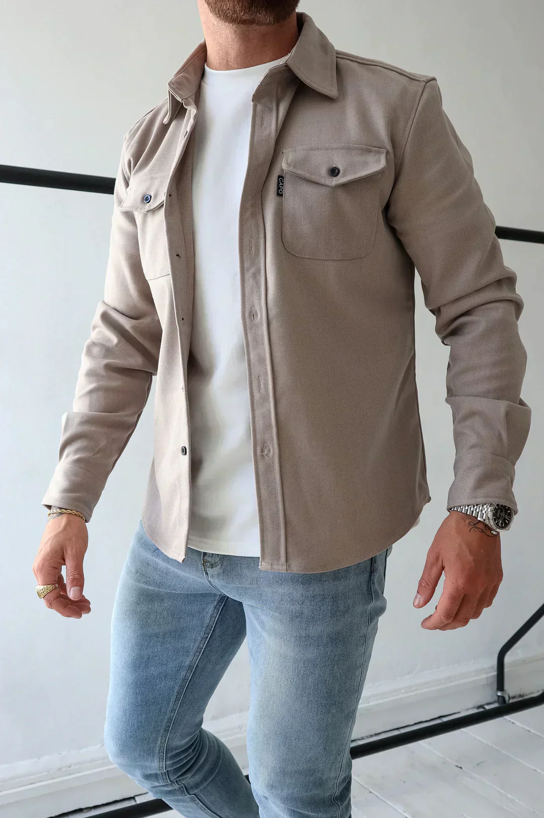 Heidi-Mode | Premium-Jacke mit Knopfverschluss für Herren Stylische und Bequeme Jacke - Image 39