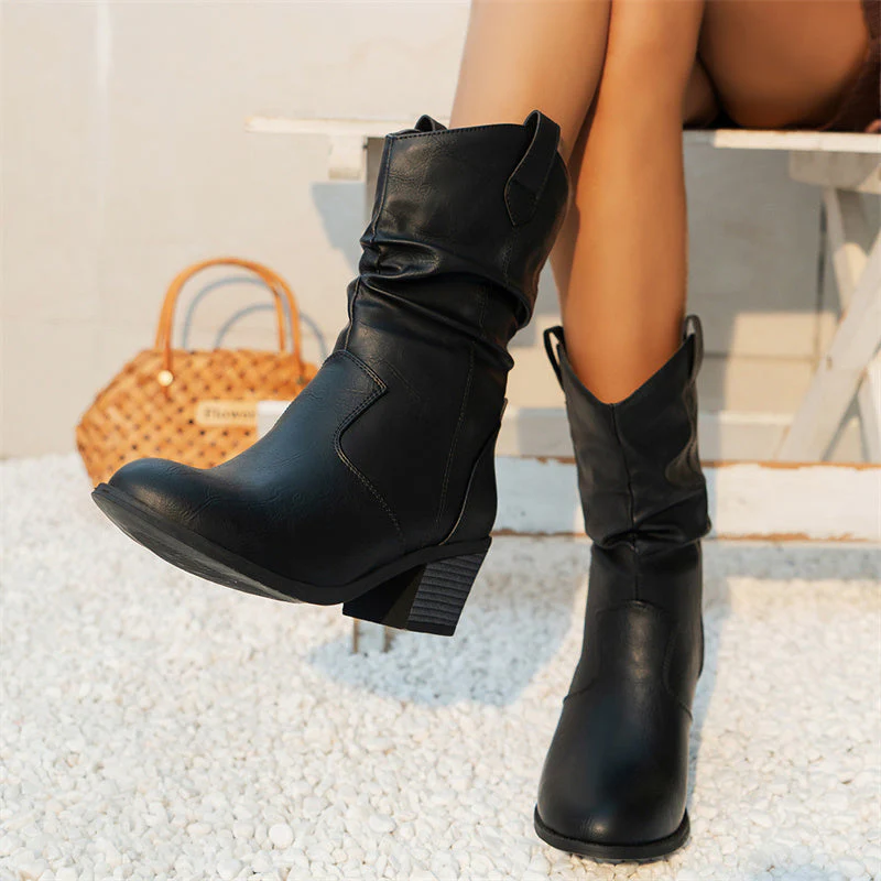 Heidi-Mode | Pu Lederstiefel für Damen - Image 2