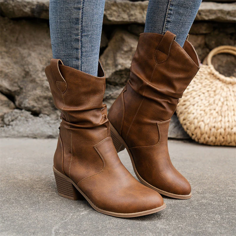 Heidi-Mode | Pu Lederstiefel für Damen - Image 7