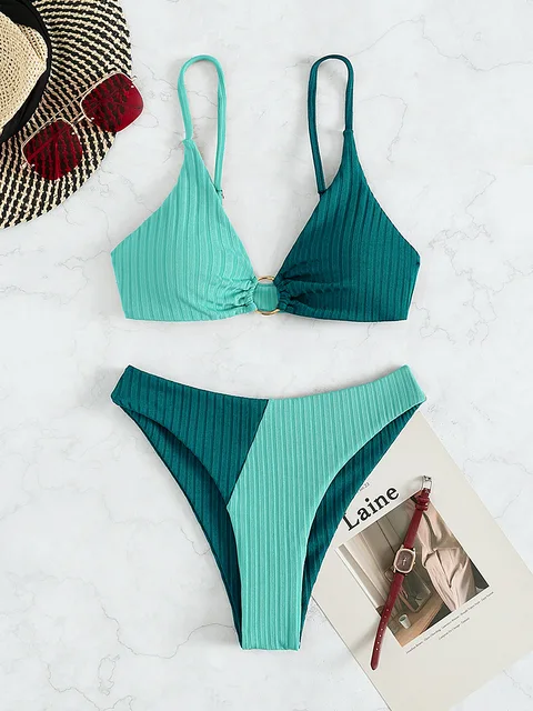 Heidi-Mode | Push-Up-Bikini-Set mit Hoher Taille für Damen - Image 9