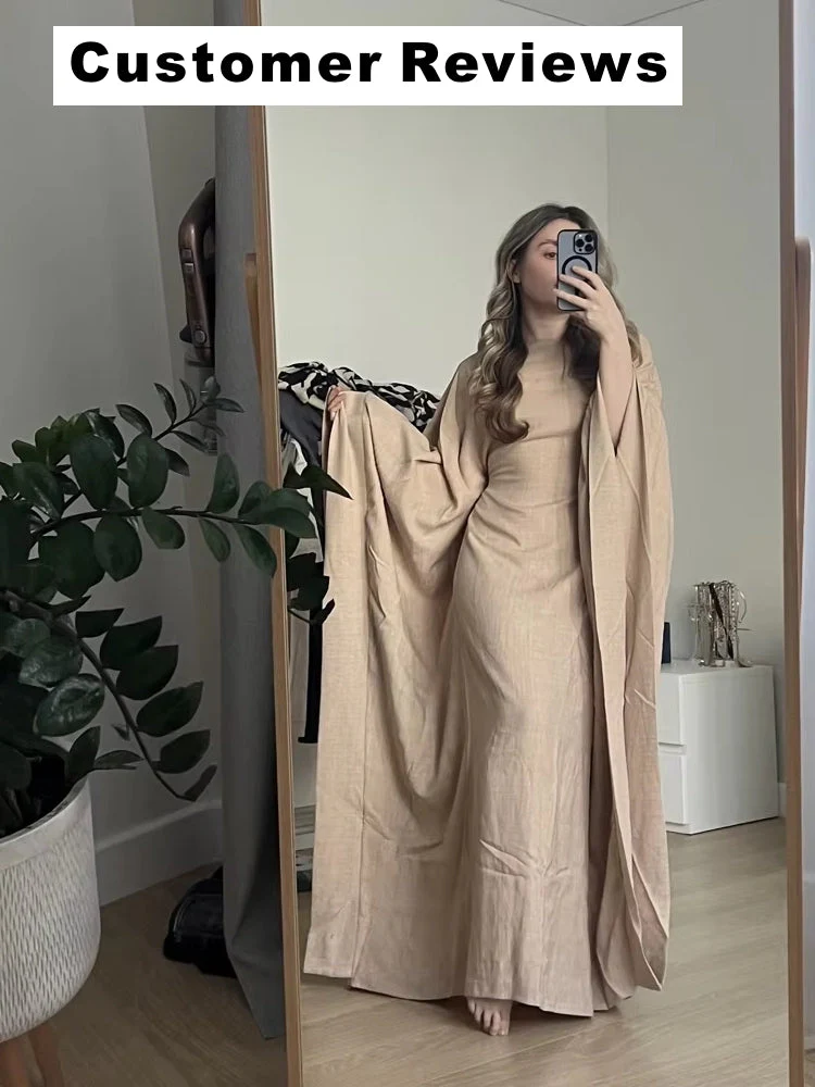 Heidi-Mode | Ramadan Khimar Abaya Muslimfreundliches Kleid - Image 2