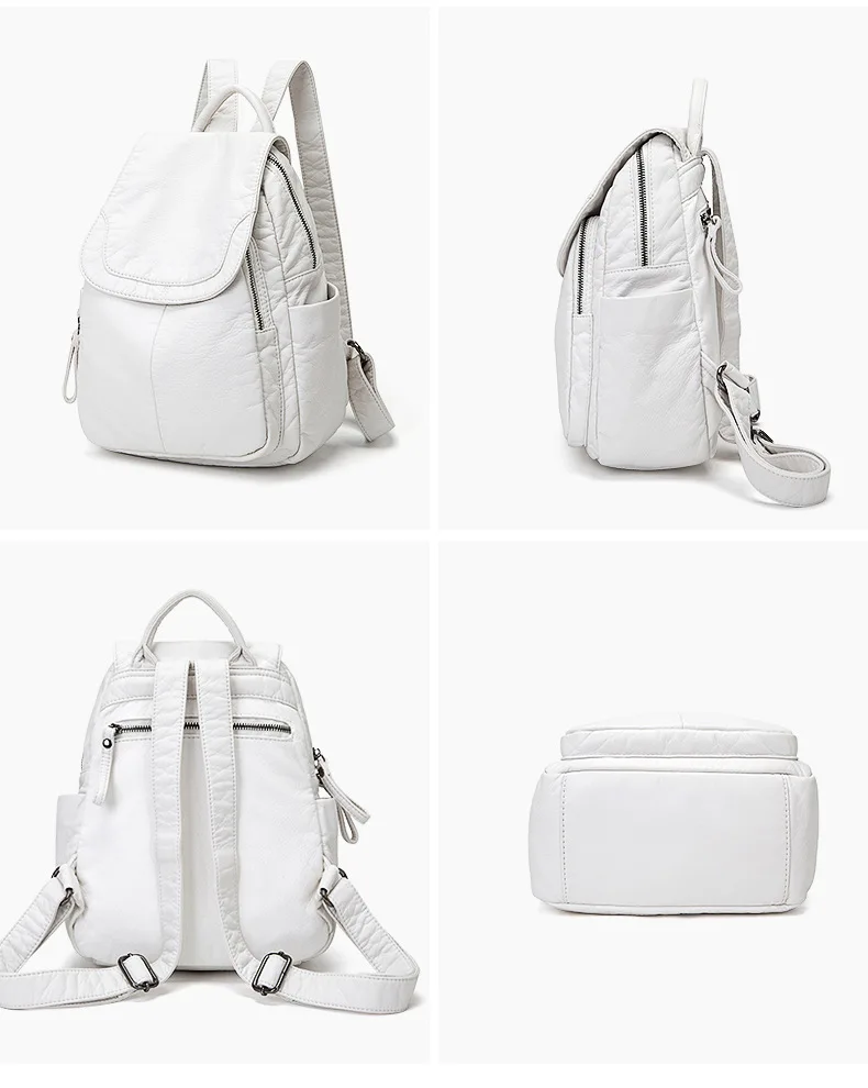 Heidi-Mode | Rucksack Gewaschenes Leder - Image 4