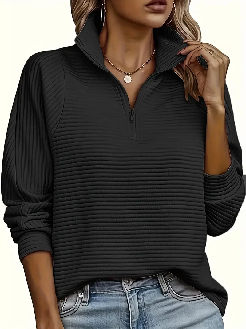Heidi-Mode | Reißverschluss Warmer Pullover - Image 4