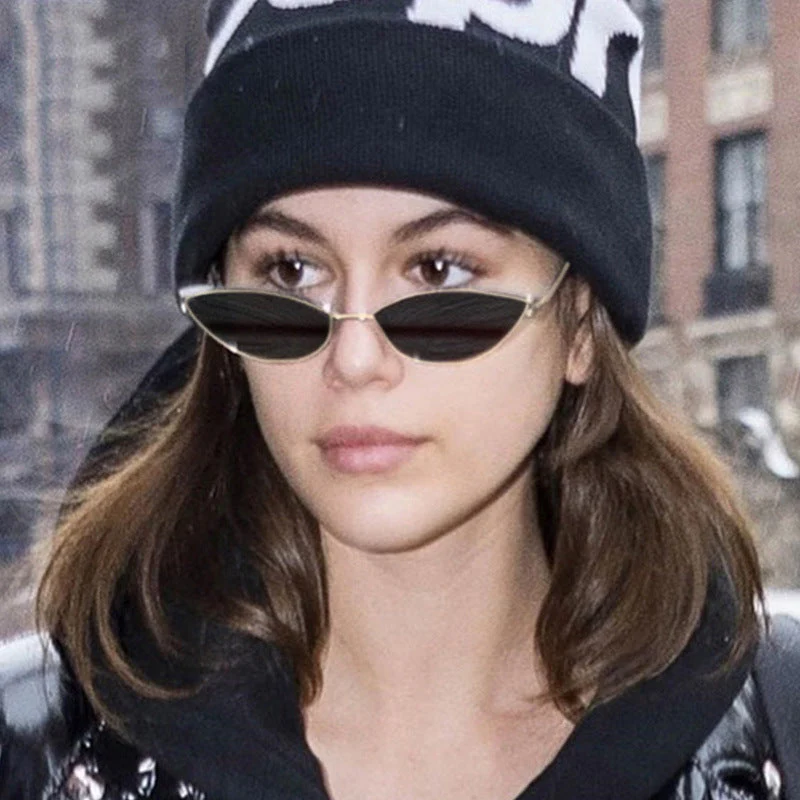 Heidi-Mode | Retro Katzenaugen Sonnenbrille Aus Premium Veganleder - Image 4