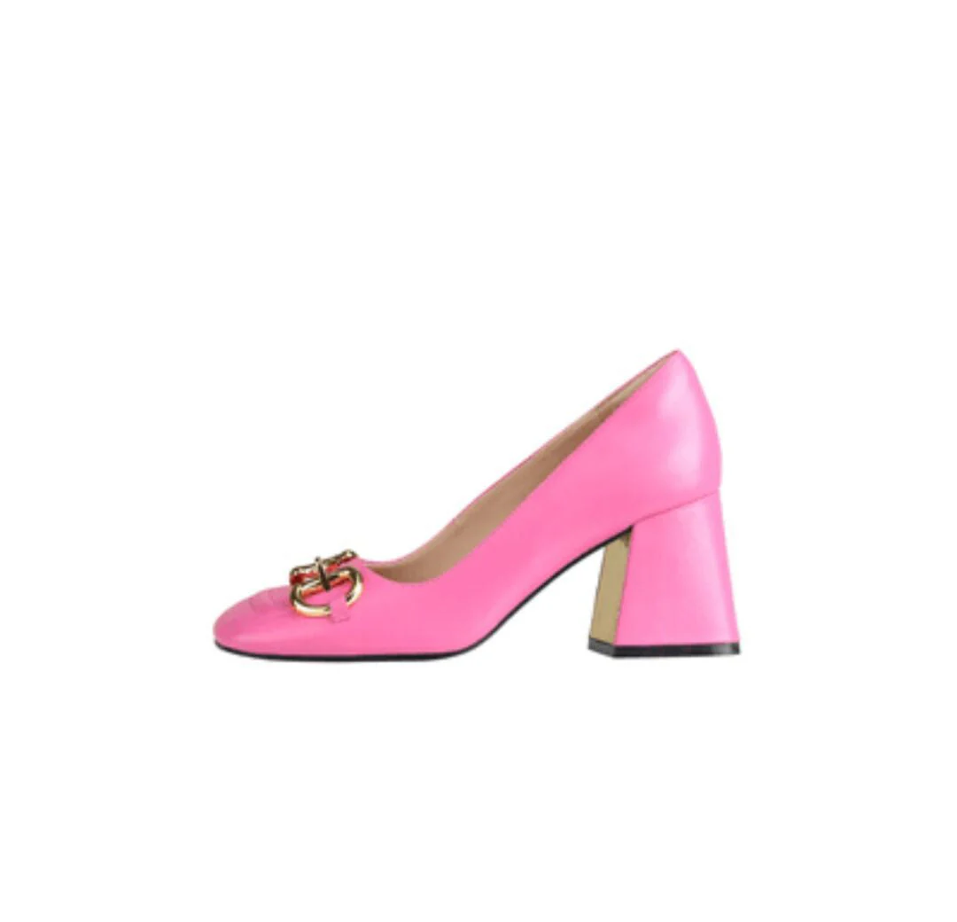 Heidi-Mode | Retro Mary Jane Schuhe mit Dicken Hohen Absätzen und Schnallen - Image 13