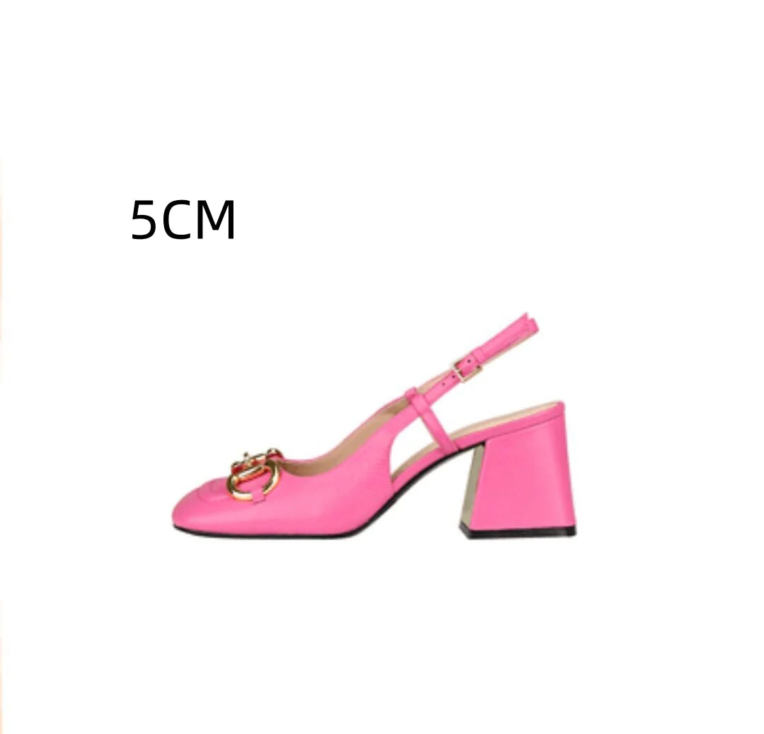 Heidi-Mode | Retro Mary Jane Schuhe mit Dicken Hohen Absätzen und Schnallen - Image 14