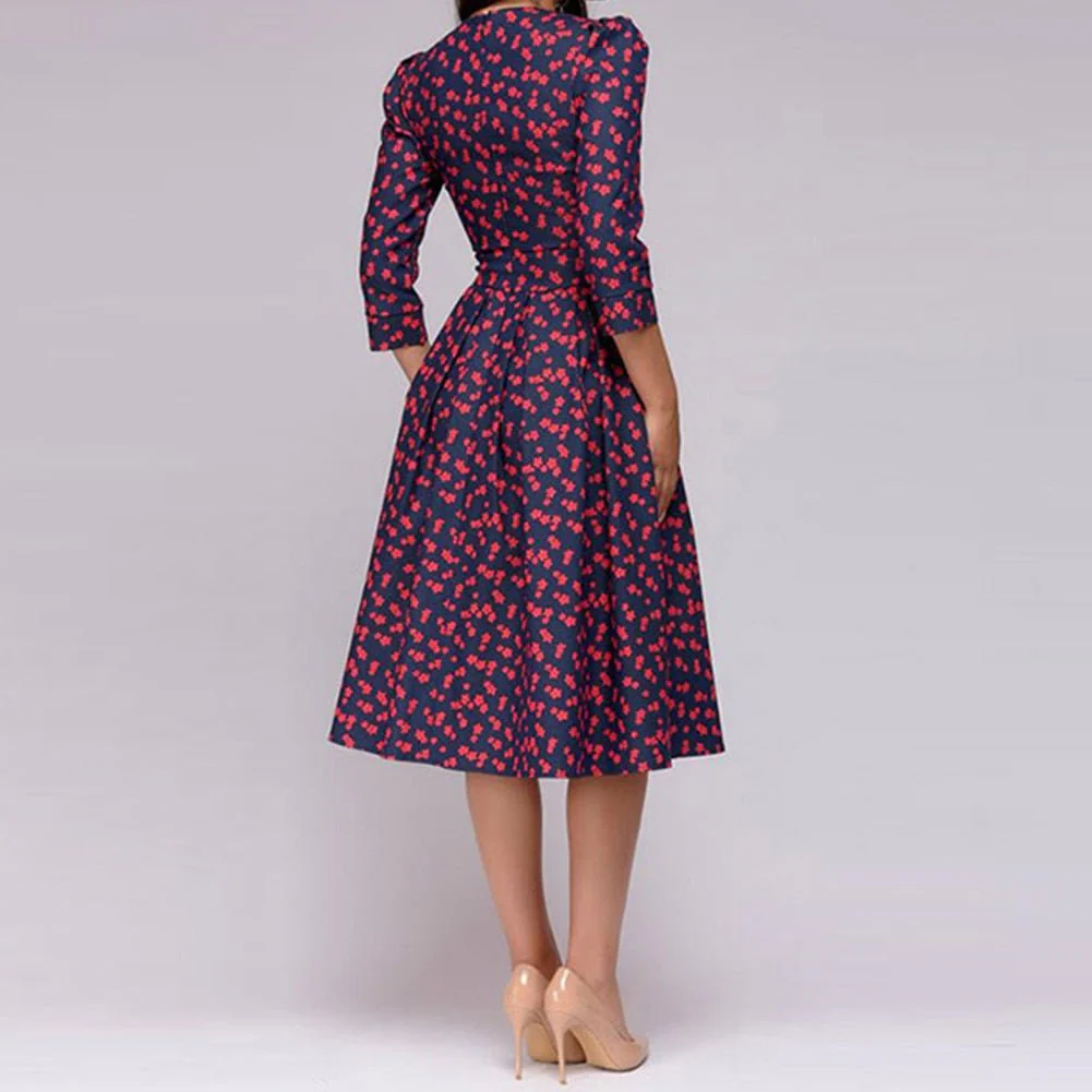 Heidi-Mode | Retrozo Edles, Mittellanges Kleid - Image 7