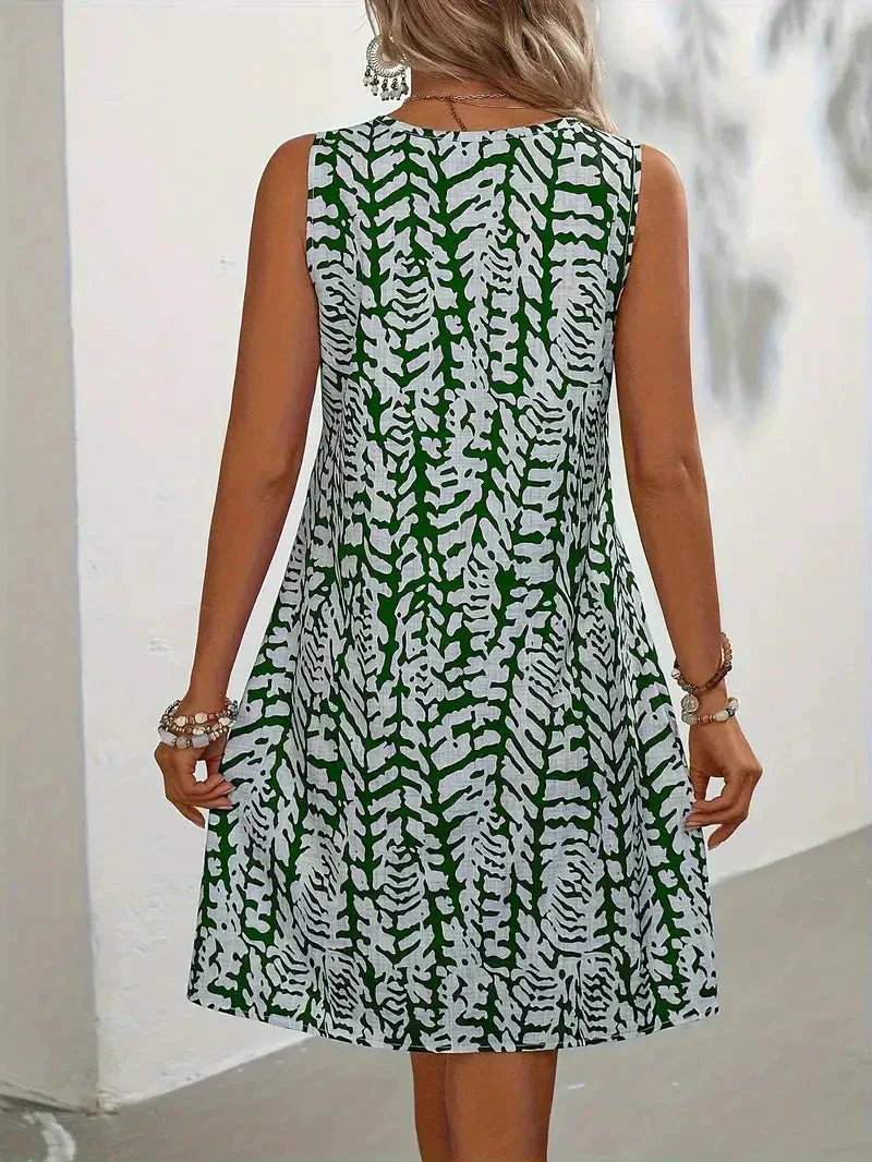 Heidi-Mode | Ärmelloses Sommer-Mini-Kleid Leichter und Atmungsaktiver Stoff - Image 6