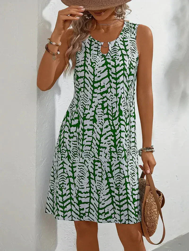 Heidi-Mode | Ärmelloses Sommer-Mini-Kleid Leichter und Atmungsaktiver Stoff - Image 9