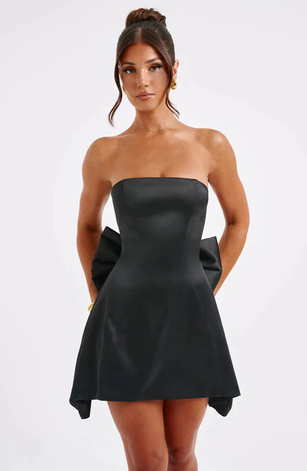 Heidi-Mode | Ärmeloses Minikleid mit Schleifendetail - Image 2