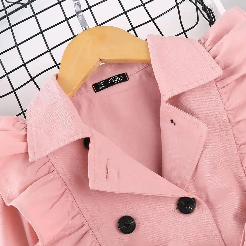 Heidi-Mode | Rüschentrenchcoats für Mädchen - Image 2