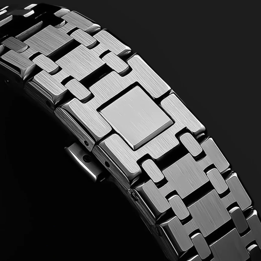 Heidi-Mode | Rvs Band für Samsung Watch Ultra mit Luxus Doppelkettendesign - Image 2