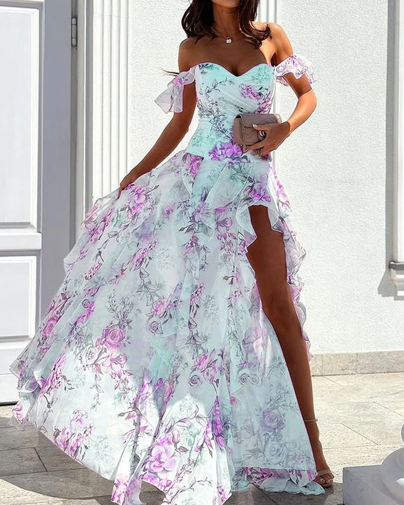Heidi-Mode | Elegantes Geblümtes Kleid - Image 3