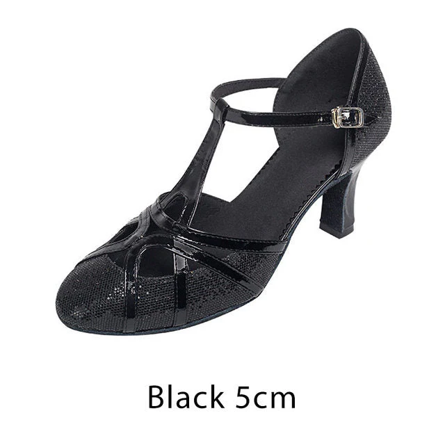 Heidi-Mode | Salsa Tanzschuhe Damen Latein Tanzschuhe 7Cm - Image 7